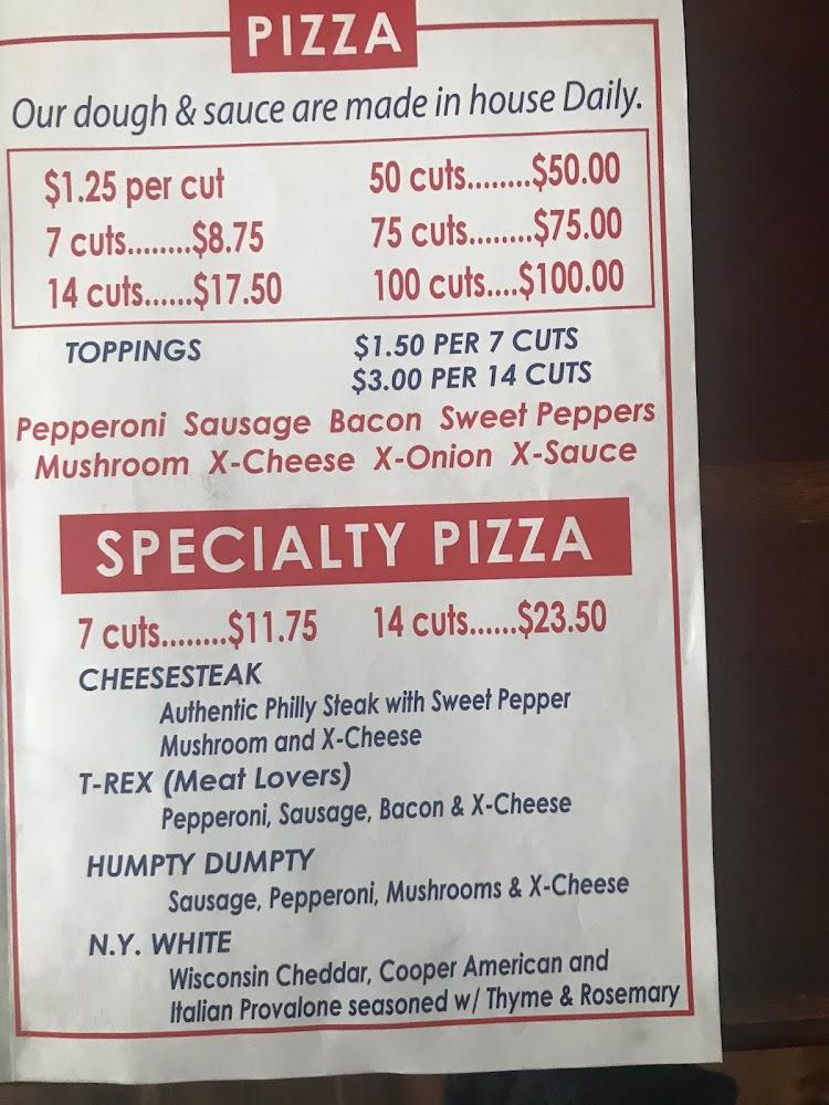 Sizzle Pi Pizza Menu image 1